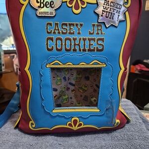 Loungefly Blue and Red Casey Jr. Backpack